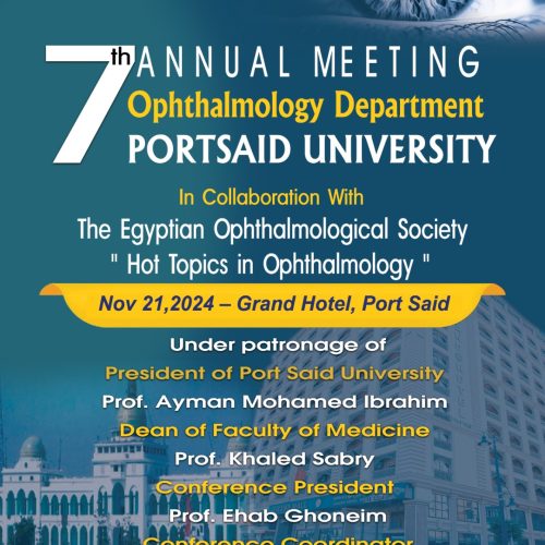 7th Annual Meeting Ophthalmology Department Port Said University